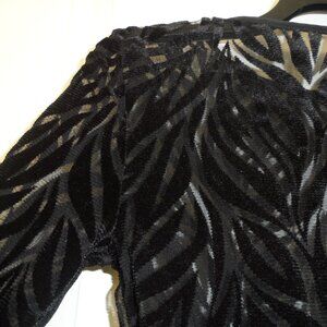 Guess by Marciano Black Lace  Blouse long sleeves size -S